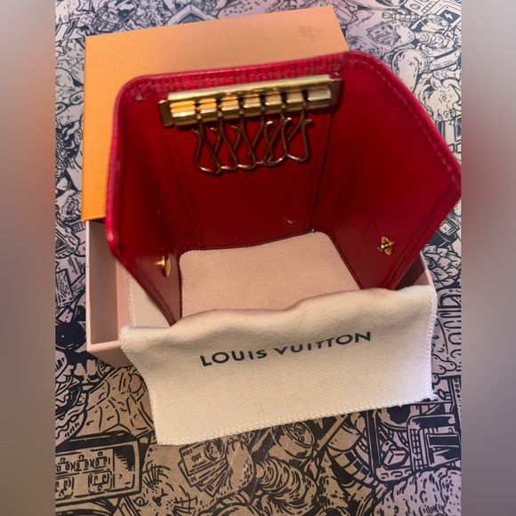 LOUIS VUITTON EPI SARAH & KEY HOLDER SET FULL INCLUSION - Picture 13 of 14